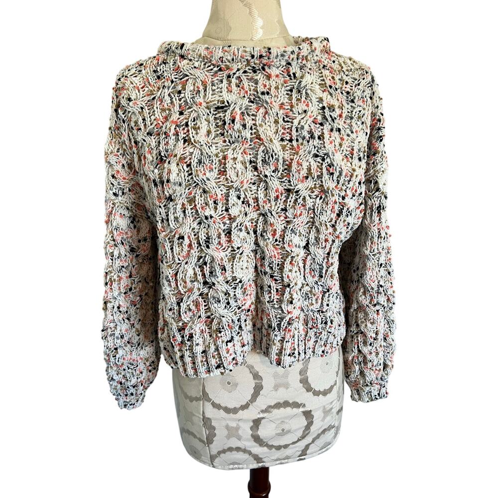 Jessica Simpson Multicolor Long Sleeve Knit Sweater Small